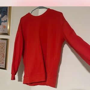 Lululemon Athletica Vibrant Red Sweatshirt